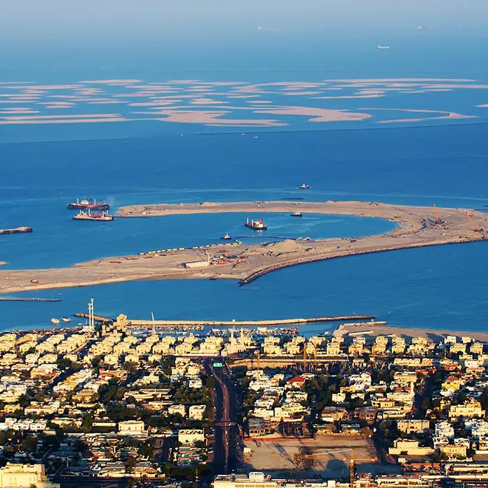 The World Islands off the coast of Dubai