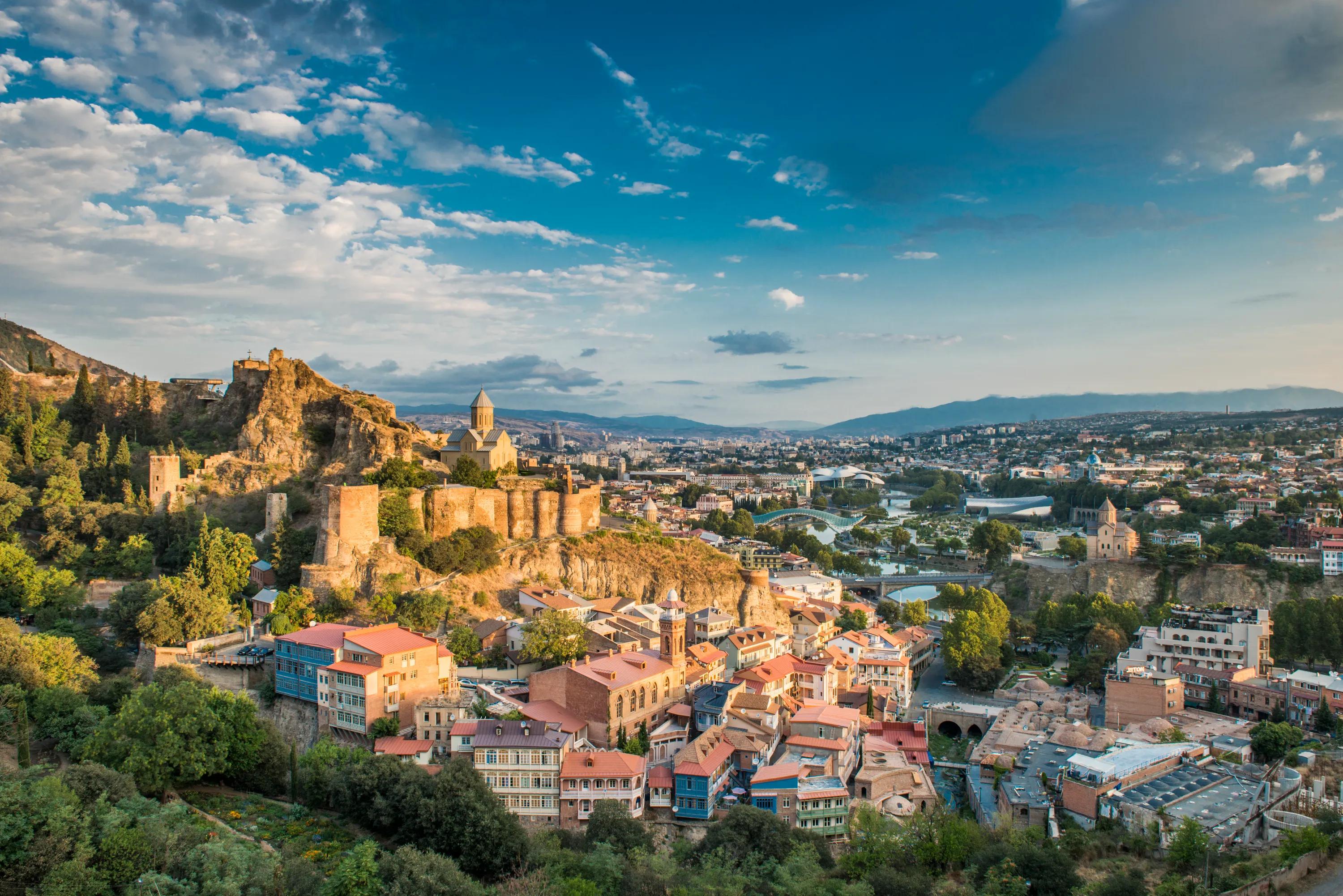 View over Tbilisi