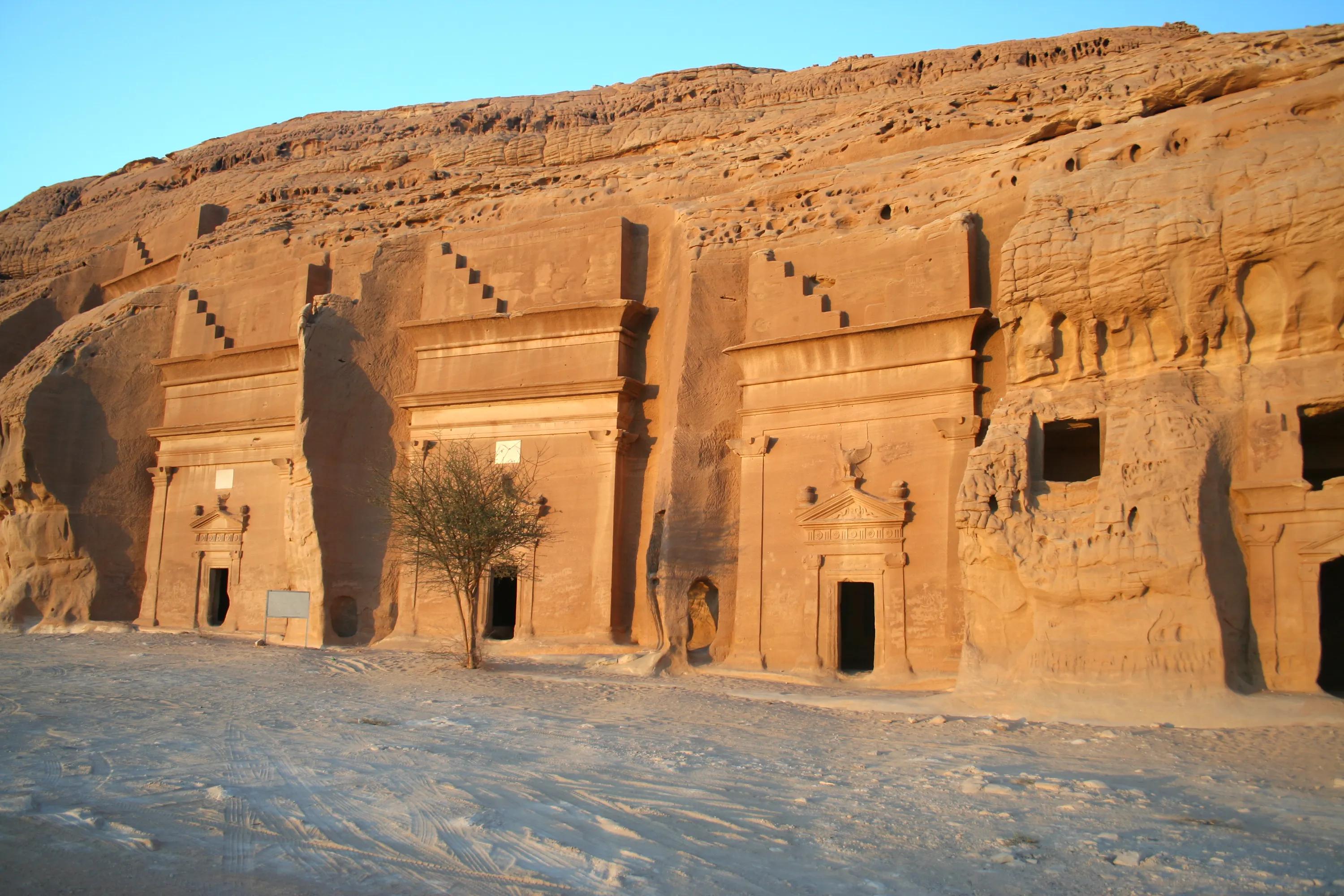 The old town Madain Saleh