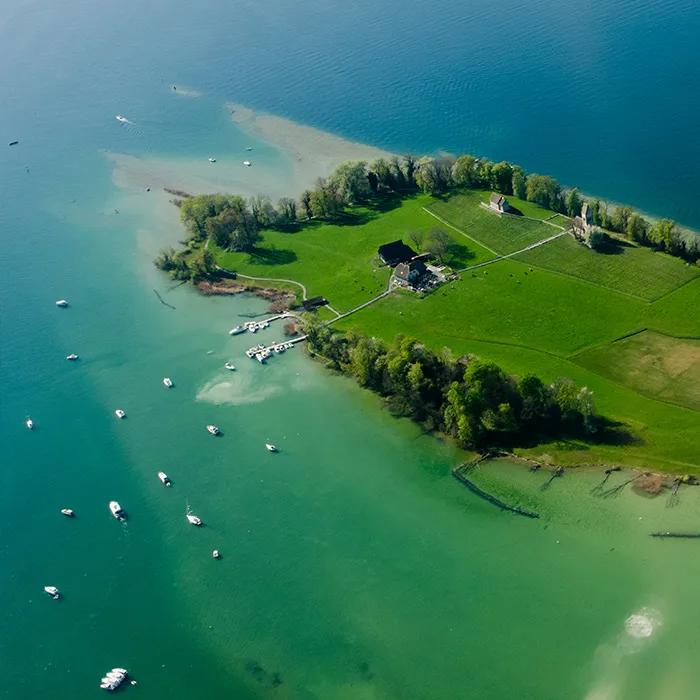 The small island of Ufenau