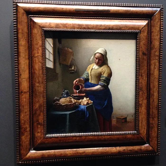 The Milkmaid by Vermeer