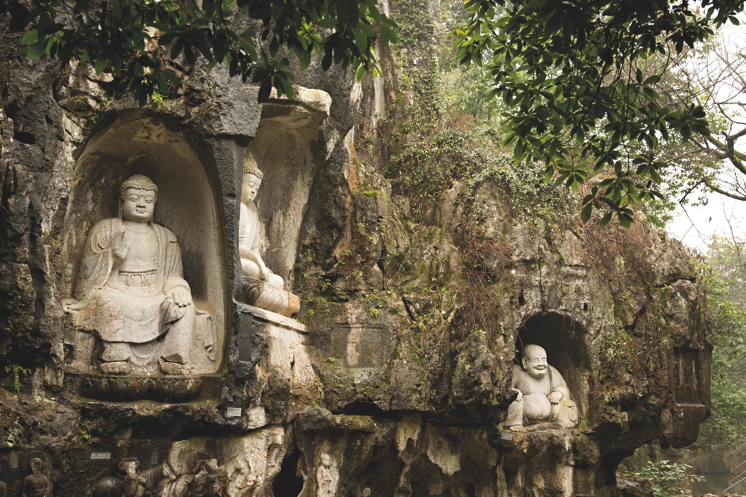 Buddha statues at Lingyin temple
