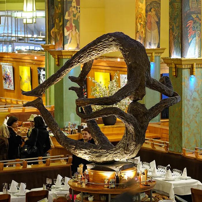 The interior of La Coupole