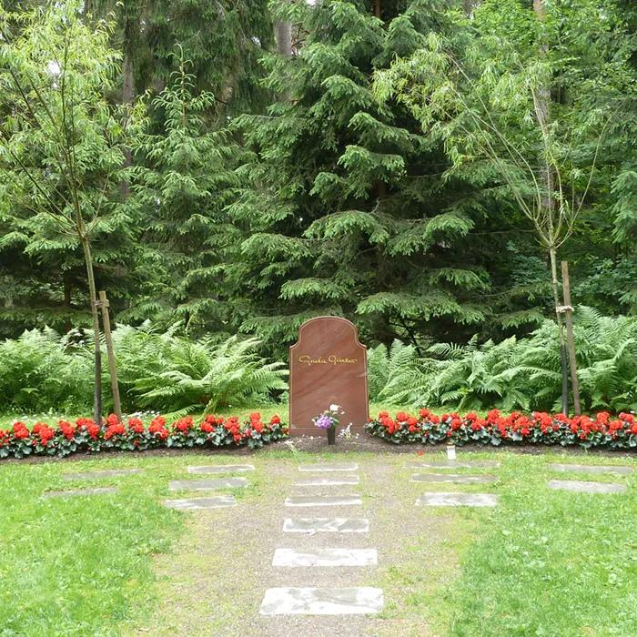 Garbo’s grave at Skogskyrkogården