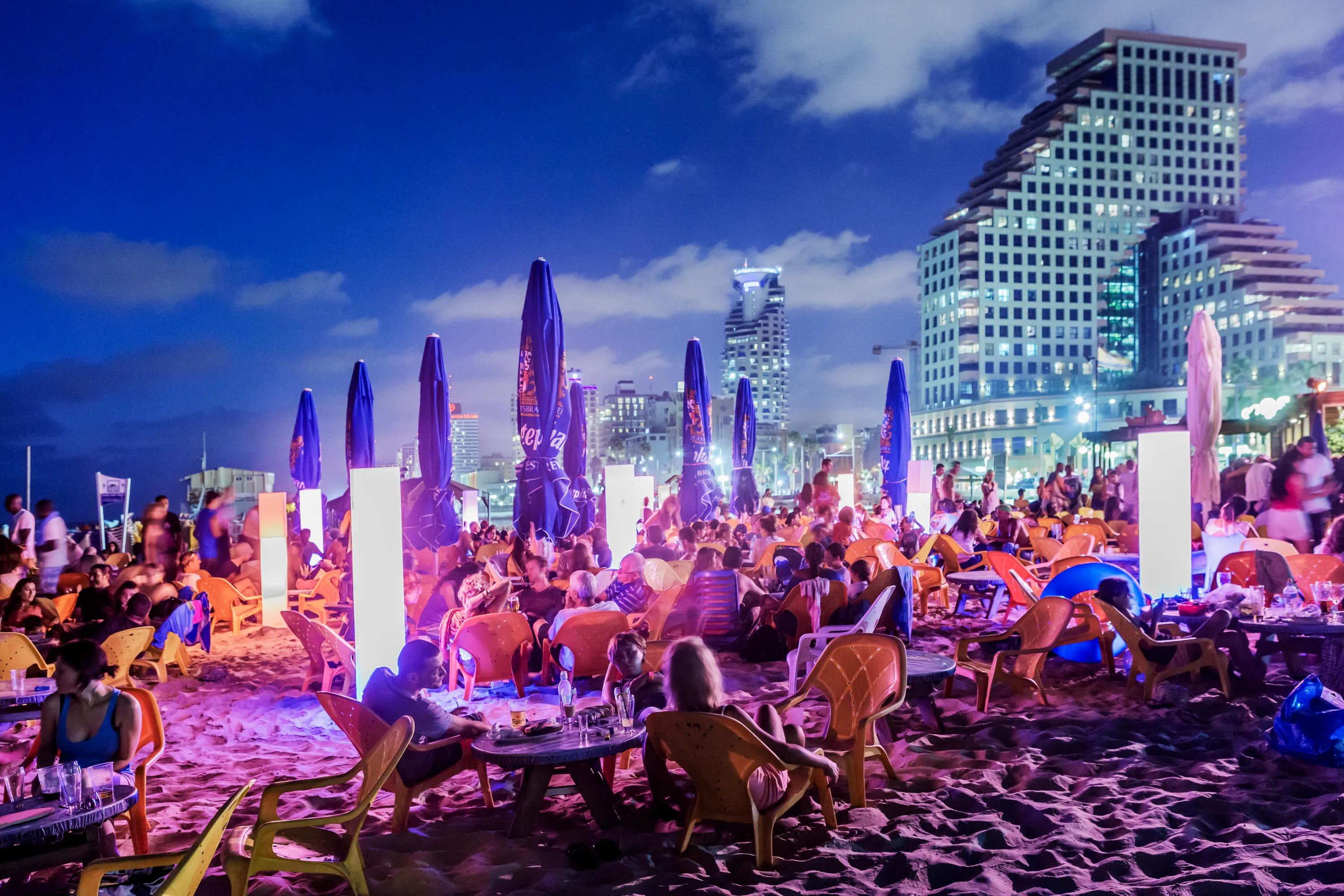 Friday night on Jerusalem Beach 