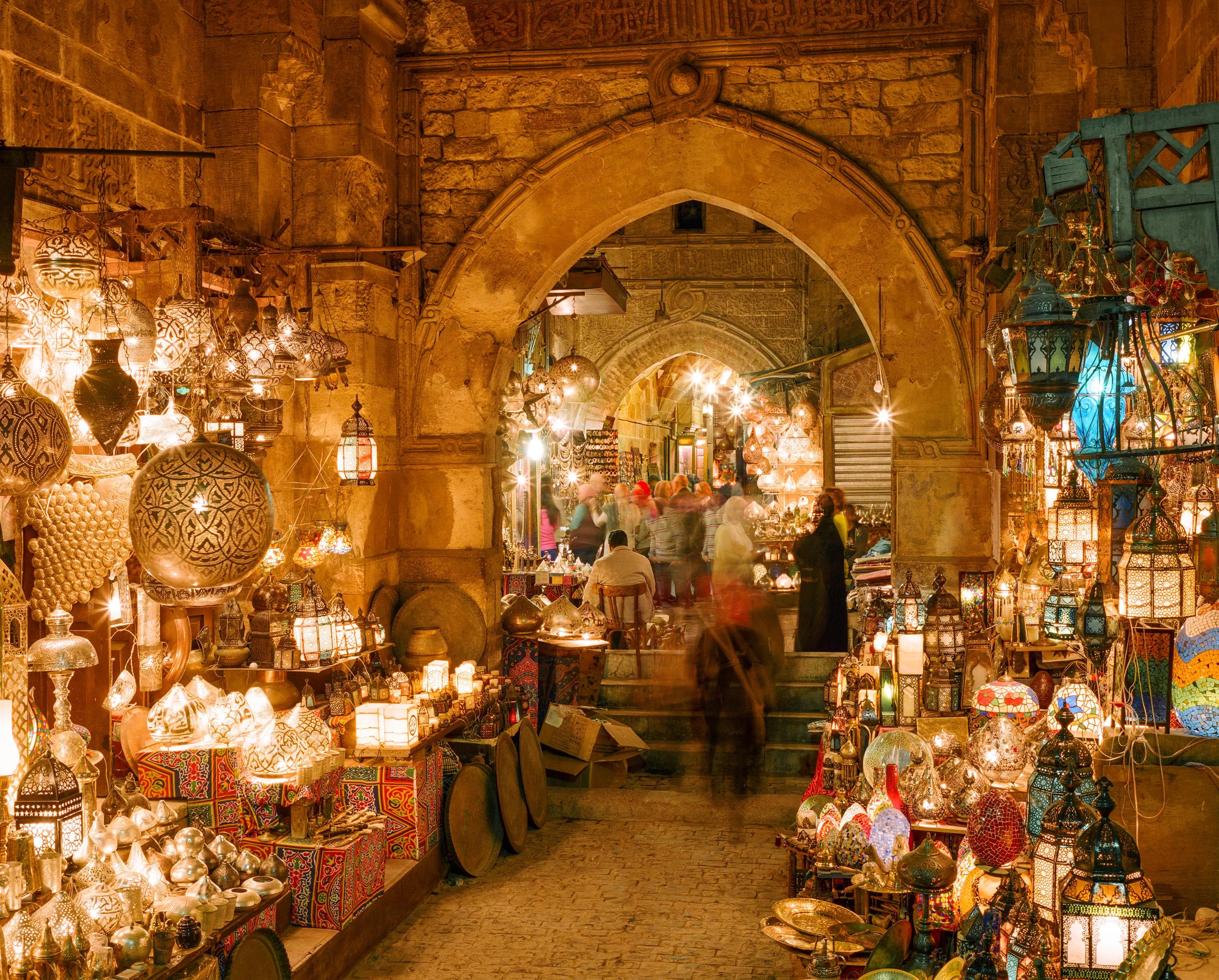 The Khan El-Khalili bazaar