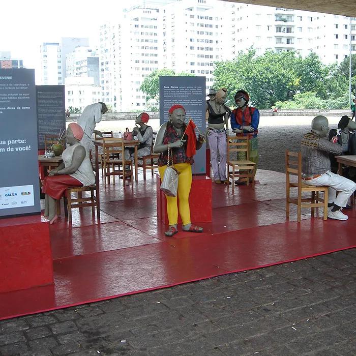 Exhibit under the MASP building
