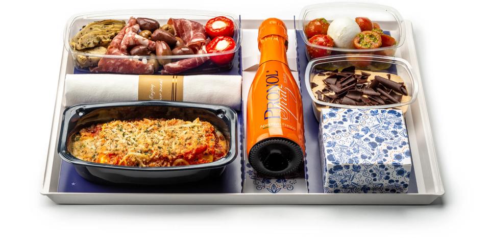 A la Carte meal - Italian tray