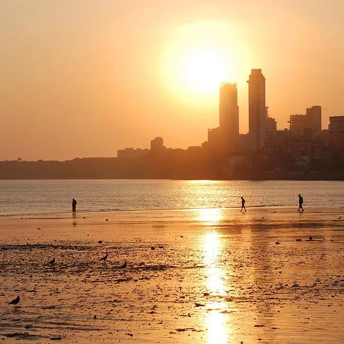 Mumbai at sunset