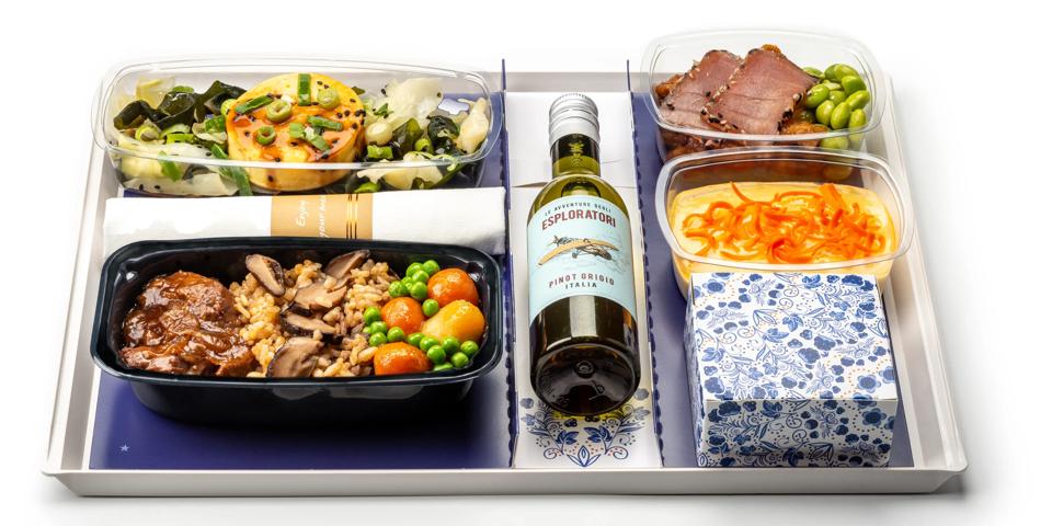 A la Carte meal - Ocean tray