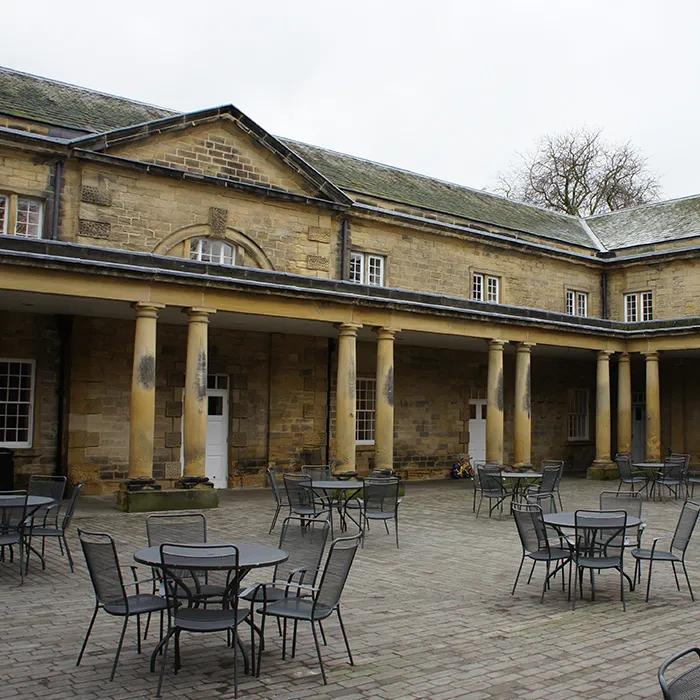 The beautiful courtyard