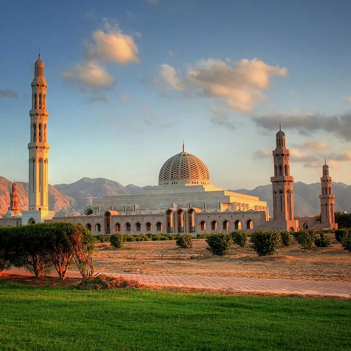 The exterior of the mosque