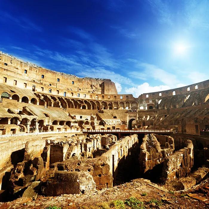 In the past the Coliseum could be covered