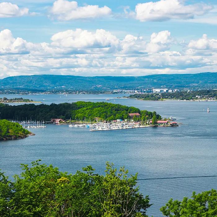 Hovedøya, a 5-minute boat ride from Oslo