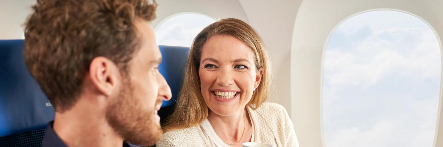 Couple in Economy Class