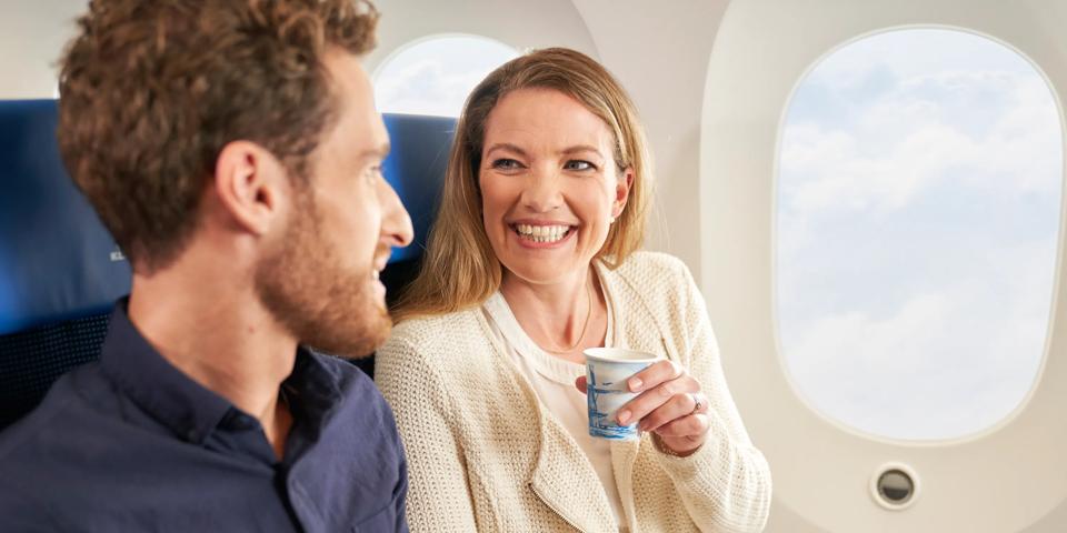 Couple in Economy Class