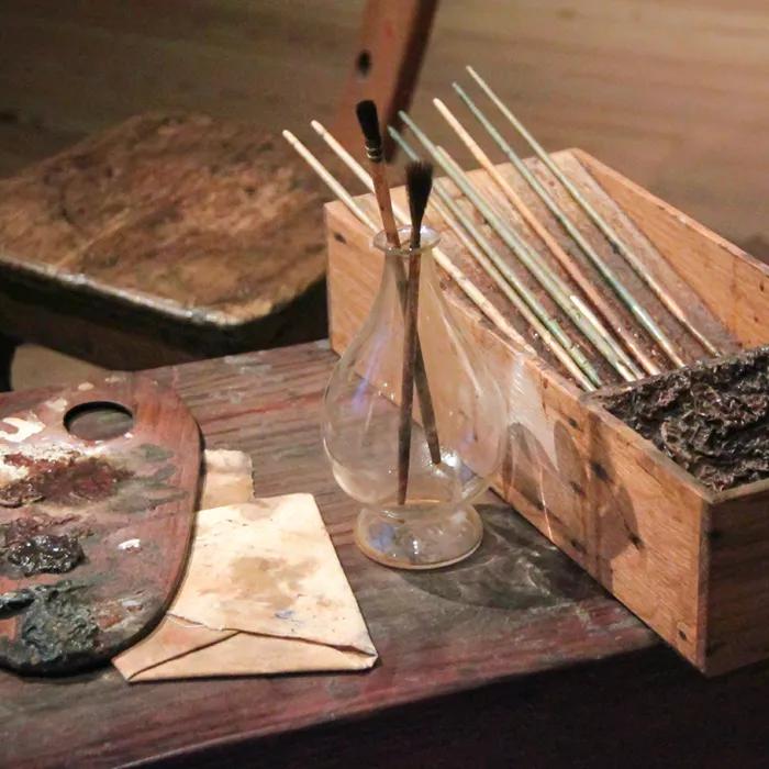Utensils used by Rembrandt