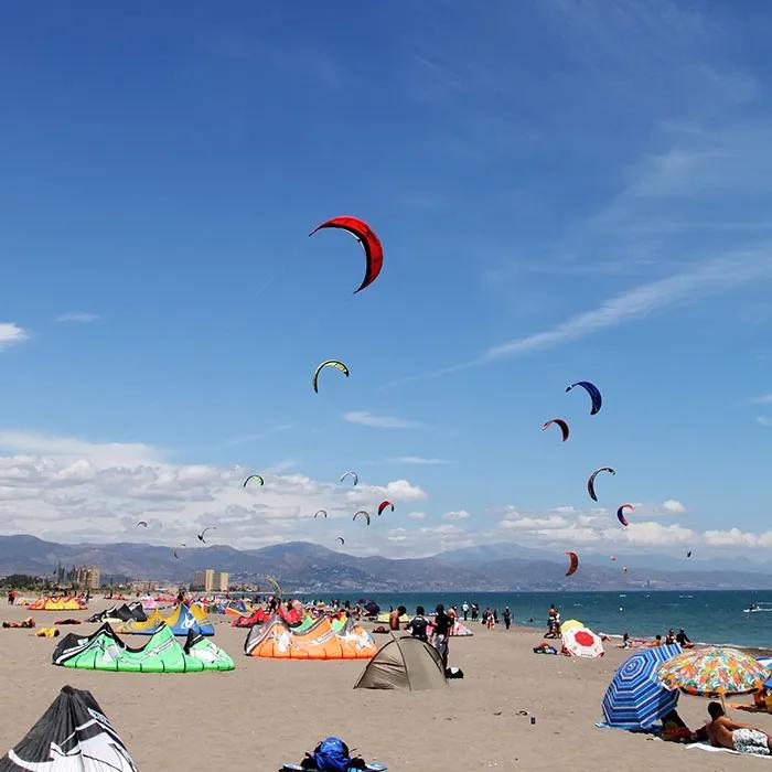 A paradise for kite surfers