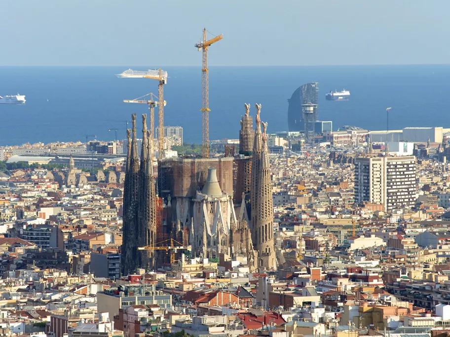 New church towers under construction