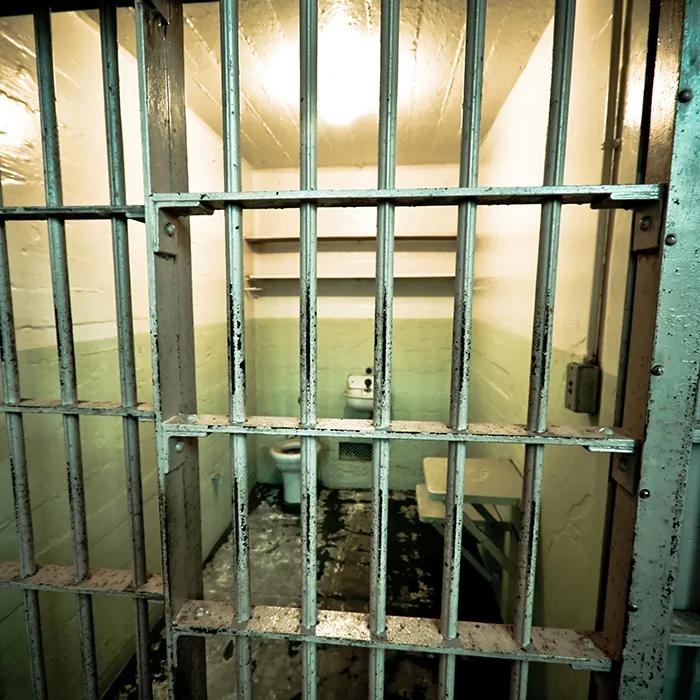 Imprisoned at Alcatraz