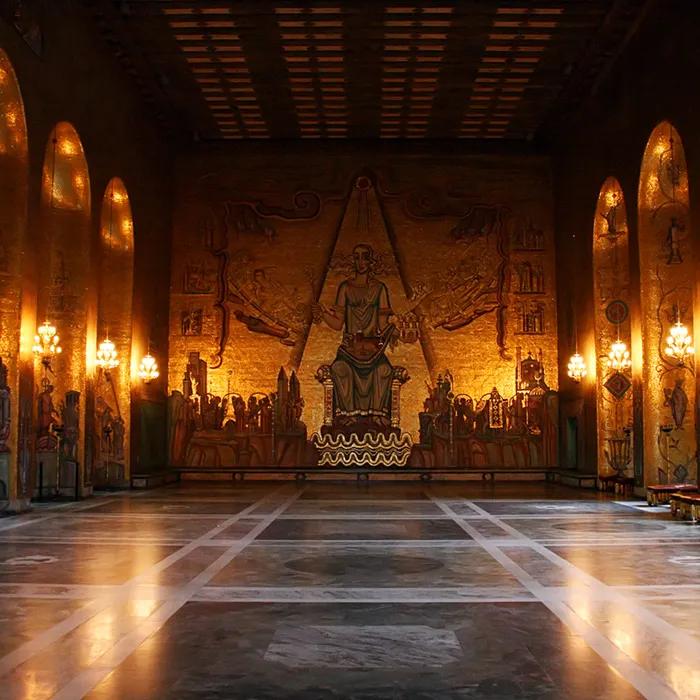 The Golden Hall in the city hall