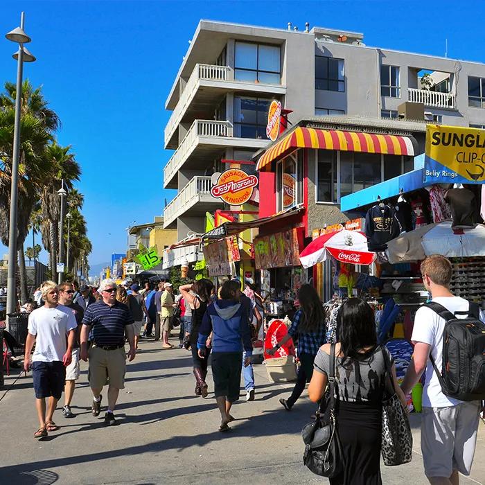 Shops along the boardwalk