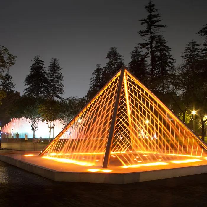 Pyramid in the Circuito Mágico del Agua
