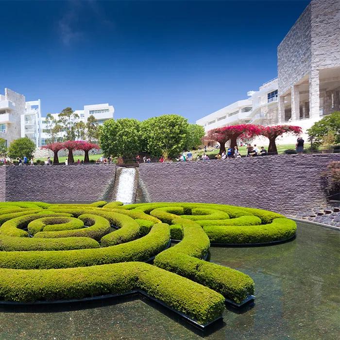 The gardens of the Getty Center